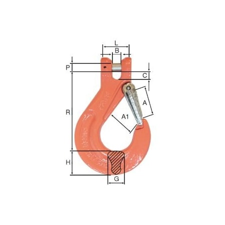 Clevis Sling H 732 W Latch